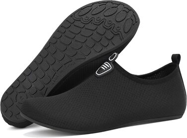 Шкарпетки для плавання та водних видів спорту Sixspace: чоловічі та жіночі, швидковисихаючі, з неопрену, розмір 34-47, чорний