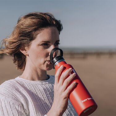 Пляшка для води Super Sparrow з нержавіючої сталі, термос, герметична, BPA Free, 350/500/620/750/1000 мл, для дітей, спорту, школи, з 2 кришками