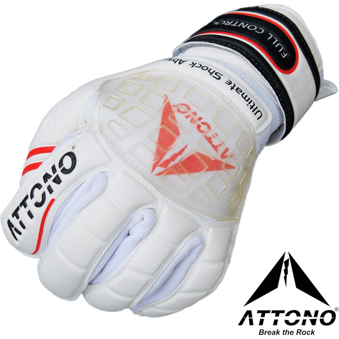 Воротарські рукавички ATTONO Profi Full Control, розмір 8, професійні