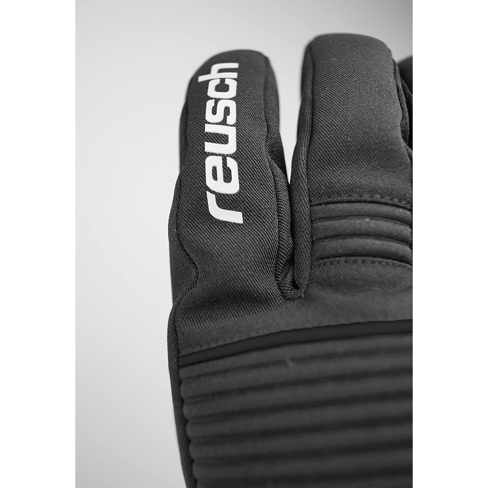 Reusch Crosby R-Tex XT Унісекс лижні рукавички з водонепроникною мембраною, теплі зимові рукавички для спорту, чорні, розмір 8.5