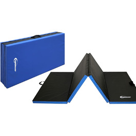 Складаний гімнастичний мат EYEPOWER 240x120 см, товщина 5 см – м'який мат для акробатики, йоги, спорту, для дітей та дорослих, захисний мат для дому та вулиці