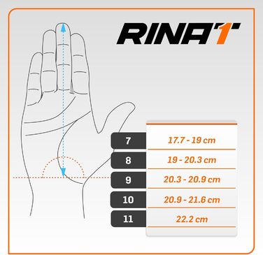 Воротарські рукавички Rinat Nkam Pro 40, білі, професійні