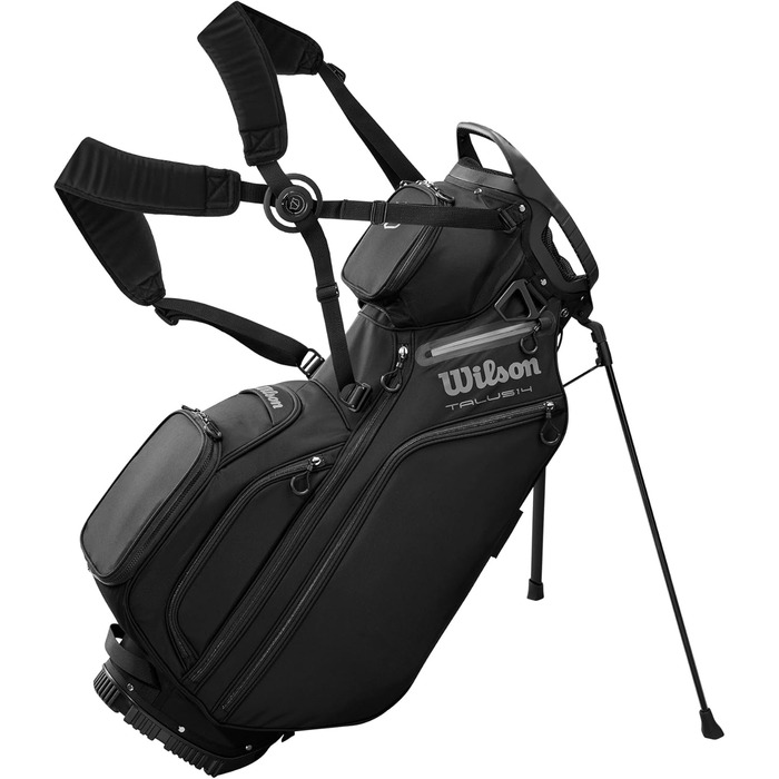 Сумка для гольф Wilson Talus 14 Stand Bag чорного кольору (унісекс, доросла)