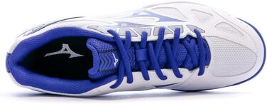 Жіноче волейбольне взуття Mizuno Cyclone Speed 2, чорно-біле, блакитне, 40 EU