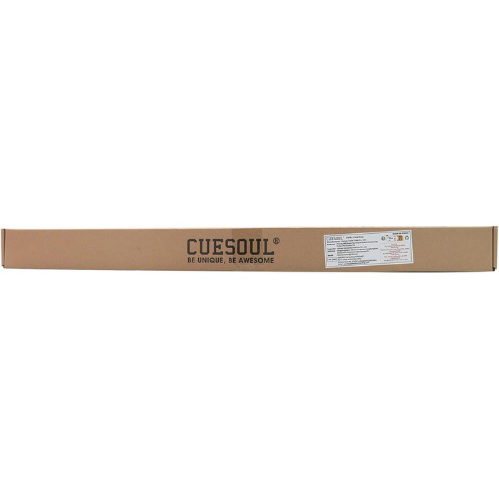 Більярдний кий CUESOUL Rockin Series 57', 21 унція, клен, з Gewindeschoner/Wellenschutz і рушником для кия, помаранчевий