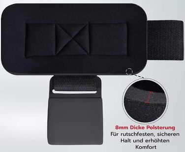 Набори гаків для важкої атлетики AQF – нековзні ручки з гумовим покриттям, 8 мм неопренова підкладка, гаки для підйому штанги для чоловіків та жінок (пара), ідеальні для ременів для тяги та силових видів спорту (сірий)