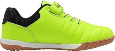 Дитячі спортивні зала-тенісні кросівки JAKO J-sh Finesto Ev (36 EU, неоновий жовтий, чорний)