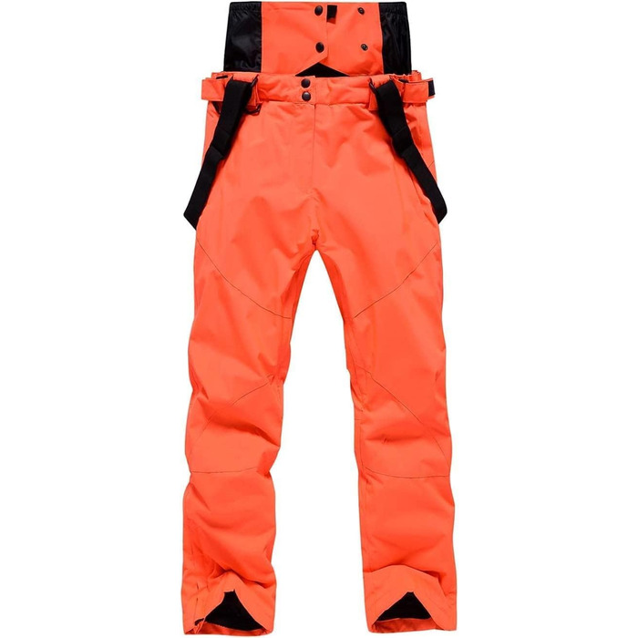 Чоловічий зимовий костюм Hotian: комплект куртки та штанів для катання на лижах, сноуборді та активного відпочинку. Розмір L, колір: червоно-білий+помаранчевий