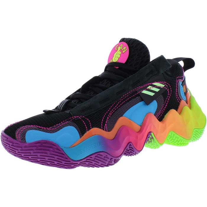 Кросівки баскетбольні Adidas Damen Exhibition Mid (40 2/3 EU, Cblack Actpir Tmsogr)