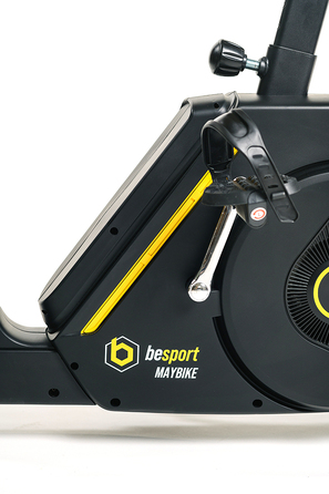 Велотренажер Besport BS-6047 MAYBIKE електромагнітний чорно-жовтий
