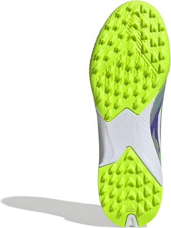 Дитячі футбольні бутси adidas F50 League Turf для штучного покриття, розмір 35 EU, фіолетовий, білий, лимонний