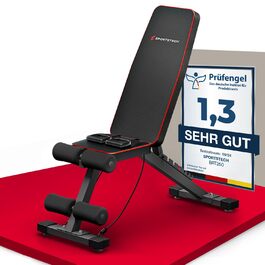 Спортивна лава Sportstech BRT250: складана, регульована, 7-в-1 для дому, до 300 кг