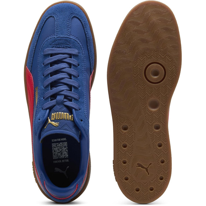 Кросівки Puma Club II Era Suede (48 EU) – сині з червоним, унісекс