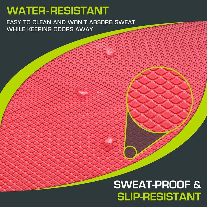 Килимок для балансу ProsourceFit з наколінниками - антиковзаюча м'яка піна для фітнесу, стабілізації, йоги, фізіотерапії. XL (48.8 x 61 см)