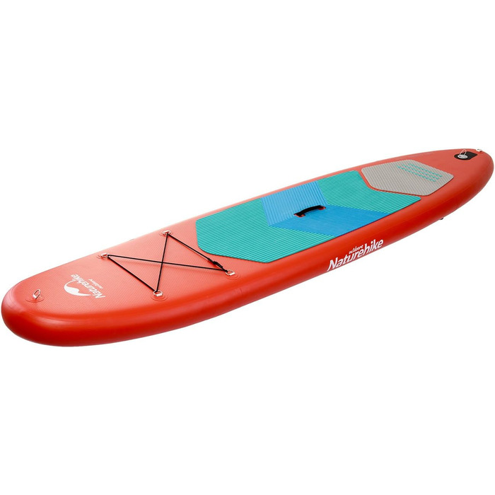 Надувна SUP-дошка Naturehike з подвійним шаром ПВХ, Drop Stitch, червона 328×72×15 см / синя 292×70×15 см