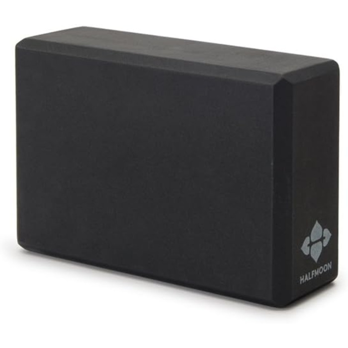 Блок для йоги Halfmoon Schaumstoff 23x15x8 см, вугільний