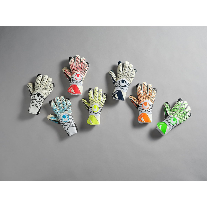 Воротарські рукавички Uhlsport Supergrip+ HN для чоловіків, професійні, латекс, чорні
