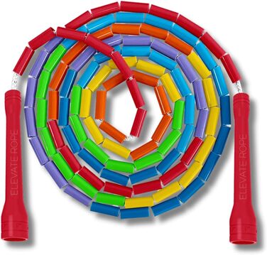 Професійна скакалка з бісеру Elevate Rope, 3 м, регульована, для фрістайлу, кардіо та трюків, полімерний шнур, для будь-якого рівня, для залу та вулиці