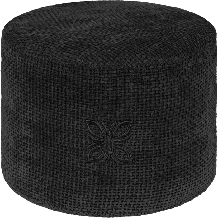 Крісло для медитації Cushy™ Meditationskissen – кругле, 10/15/20 см – з льоноподібної тканини та наповнювачем з пшениці – для медитації та релаксації. Зроблено в Німеччині (20 см, Mythos Black)