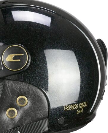 Шолом гірськолижний CGM EBI Unisex, чорний з перламутровим ефектом золото, розмір M (57-58 см)