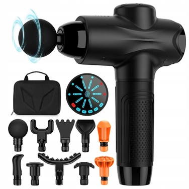 Перкусійний масажер Herz Medical — масажний пістолет для спини, стоп та всього тіла