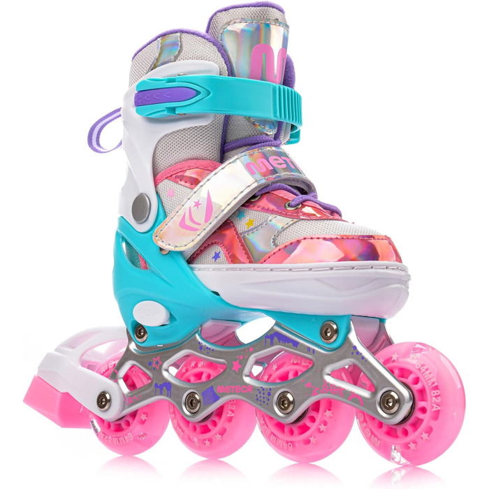 Дитячі ролики M Lunar з LED підсвіткою - регульовані, зручні, для перших спроб катання