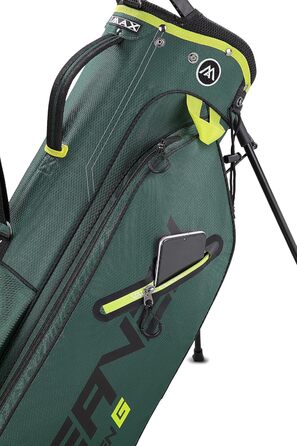 Сумка для гольфу Big Max Heaven 7 G Standbag Forestgreen-Lime з підставкою