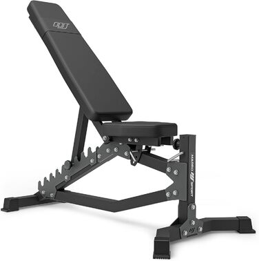 Регульована двостороння лавка для тренувань Marbo Sport MS-L102, чорна або червона, вироблено в ЄС