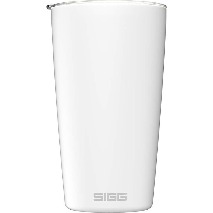 Термокружка SIGG Neso Pure Ceram 0,4 л, біла, з кришкою Tritan, з нержавіючої сталі 18/8, легка, BPA-free, для кави, підходить для посудомийної машини
