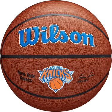 Баскетбольний м'яч Wilson NBA Team Alliance New York Knicks, розмір 7 (29.5''), офіційний