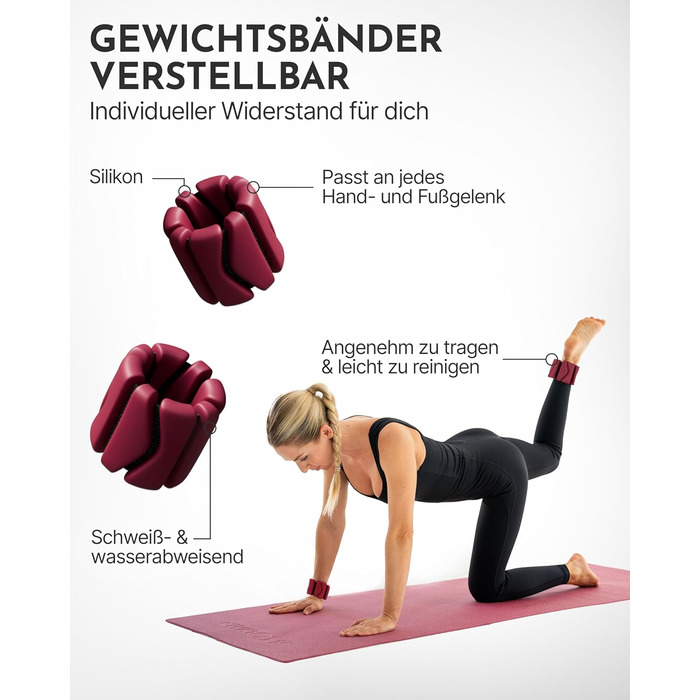 Набір для пілатесу Neolymp для дому: м'яч, кільце, гантелі, стрічки, E-book - повний комплект аксесуарів для пілатесу