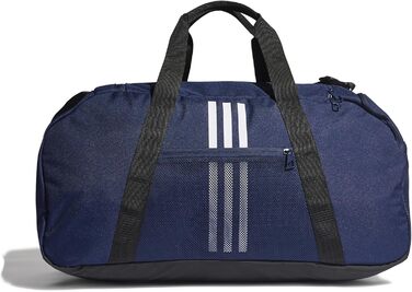 Сумка-дуфел adidas Tiro Primegreen унісекс, середня, темно-синя/чорна/біла, екологічний матеріал