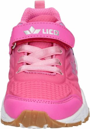 Дитячі спортивні зала-турнірні кросівки Lico Refugio (26 EU, рожево-лілові)