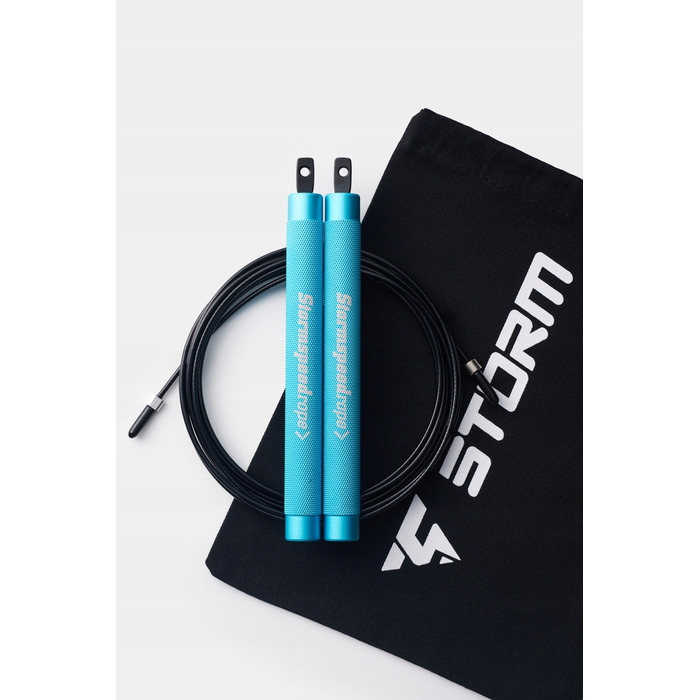 Тренувальна скакалка STORM SPEED ROPE SV2, зелена + чохол