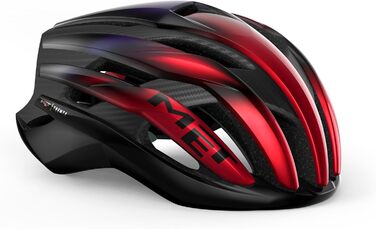 Велошолом MET Trenta 3K Carbon MIPS, глянцево-червоний, розмір L