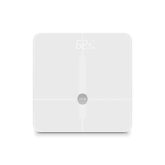 Розумні ваги SPC Atenea Fit 2 Bluetooth для тіла, сумісні з Android, iOS, Alexa, Google Assistant, білі