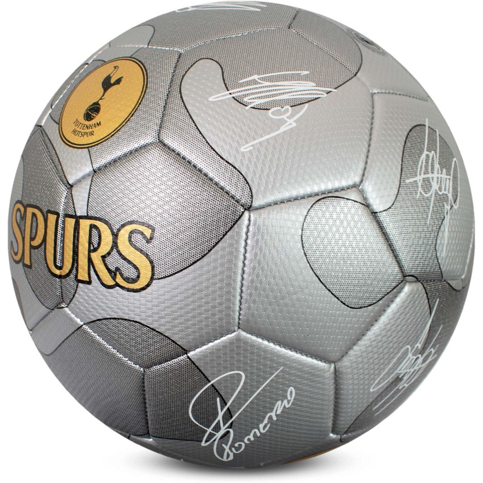 Футбольний м'яч Tottenham F.C. Hy-Pro Silver Camo, офіційна ліцензія, розмір 5, для тренувань і матчів, сувенір для дітей і дорослих