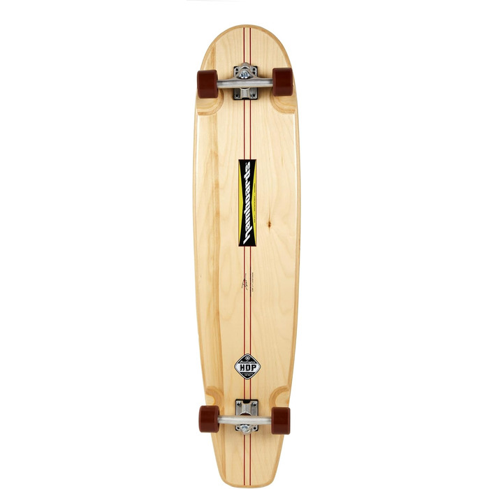 Лонгборд Hamboards Huntington Hop 'Key Lime', ручна робота, для лендсерфінгу і круїзингу, ламінована береза та клен