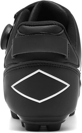 Велосипедні шкарпетки для чоловіків та жінок: шкарпетки для шосе, MTB, сумісні з SPD, 2 шари, з шипами, для їзди на велосипеді (39 EU, A)