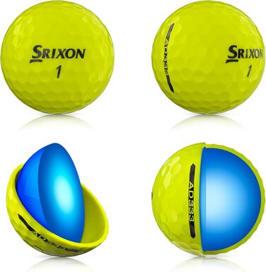 Гольф-м'ячі Srixon AD333 11 для дистанції та швидкості, низька компресія, контроль, лінія для прицілювання, преміум аксесуар, подарунок для гольфу