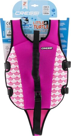 Спасальний жилет CRESSI Little Turtle для дітей, 3/6 років (фіолетовий/рожевий)