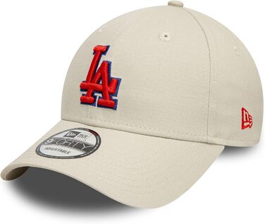 Кепка New Era Basecaps 9Forty, регульована, унікальні дизайни, вигнутий козирок, логотип, універсальний розмір (Los Angeles Dodgers #37297)