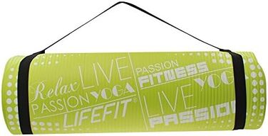 Килимок для йоги LIFEFIT EXLUZIV PLUS (світло-зелений)