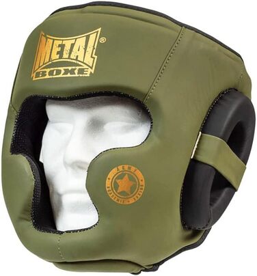 Шолом для боксу METAL BOXE, чорний, захисний шолом для боксерів