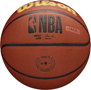 Баскетбольний м'яч Wilson NBA Denver Nuggets, розмір 7 (29.5''), для зали та вулиці
