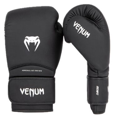 Боксерські рукавички Venum Contender 1.5, 12 унцій, чорно-білі