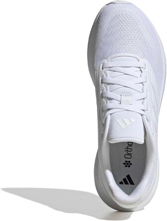 Жіночі кросівки для бігу adidas Runfalcon 5 Cloud White — білі, з амортизацією Cloudfoam та дихаючою сіткою, розмір 39 1/3 EU