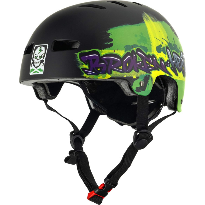Шолом Broken Head для скейтборду, велосипеда, MTB, BMX, регульований розмір