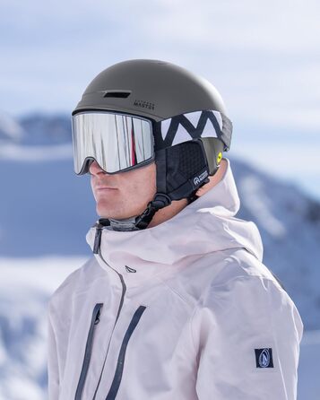 Гірськолижний шолом OutdoorMaster MIPS для чоловіків та жінок, сноубордичний шолом із вентиляцією, полікарбонатна оболонка, EPS-вставка, індивідуальна посадка