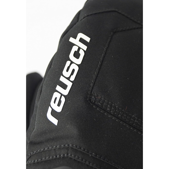 Чоловічі лижні рукавиці Reusch Primus R-Tex XT, водонепроникна мембрана, теплі зимові сноу та софтшел рукавички, чорні/білі, розмір 11
